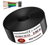 10m de câble souple en caoutchouc Câble de chantier H07RN-F 5G2,5 Flexible pour appareils