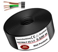 80m de câble souple en caoutchouc Câble de chantier H07RN-F 4G1,5 Flexible pour appareils