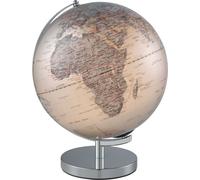 Mascagni 20AO709 Globe illuminé 30 cm argenté pivotant avec pied métallique LED