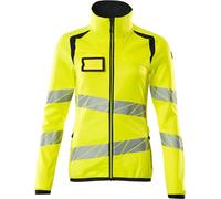 Mascot - Veste polaire haute visibilité "Accelerate Safe" pour femmes MA318 (XXL) (Jaune Hi Vis/Bleu Marine Foncé)