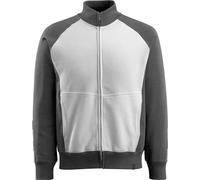 Mascot - Veste "Unique Amberg" pour homme, Avec fermeture éclair MA406 (S) (Blanc/Anthracite)