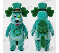 Mascotte MASTICOT Guinness en léprechaun vert émeraude