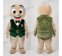 Mascotte MASTICOT Guinness souriante beige