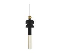 Masiero Nappe XL1 Pendelleuchte, Total Black