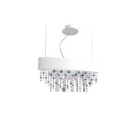 Masiero Ola S2 OV 50 LED Pendelleuchte, blanc mat, couleurs froides