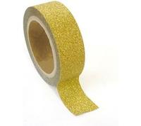 Masking tape à paillettes 1,5 cm x 5 m - Doré Doré G