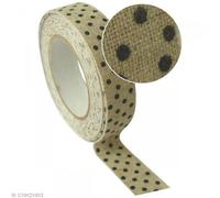 Masking tape lin à pois 17mmx2.5m