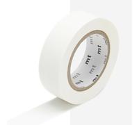 Masking Tape (MT) 1,5 cm Uni blanc mat
