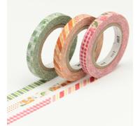 Masking Tape Mt 6 Mm Slim Set De 3 - Deco D - Masking Tape (Mt)