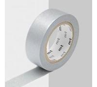Masking tape unicolore - Argenté - 1,5 cm x 7 m Argenté