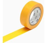 Masking tape unicolore - Jaune orangé - 1,5 cm x 7 m Jaune G