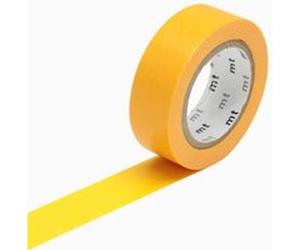Masking tape unicolore - Jaune orangé - 1,5 cm x 7 m Jaune G