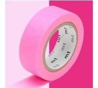 mt Ruban adhésif de masquage Washi 1,5 cm x 7 m Rose fluo Shocking Pink