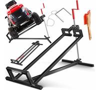 MASKO® Cric lève Tracteur Tondeuse 400 kg Dispositif de Levage pour Tondeuse à Gazon autoportée Cric lève Tracteur Tondeuse Aide au Nettoyage Pont élévateur