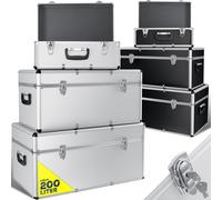 Masko® - Lot de 3 boîtes en aluminium (Alubox) - Boîtes de transport, coffres à outils, boîtes de rangement - Neuf