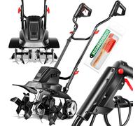 Moto-cultivateur électrique MASKO® 1500 watts | Largeur de travail 40 cm, profondeur de travail 20 cm | Moto-cultivateur | Motoculteur, cultivateur, motoculteur de jardin | Moto-cultivateur électrique