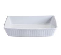 Plat de cuisson four CLASSIC 33 cm, rectangle, blanc, grès, Mason Cash