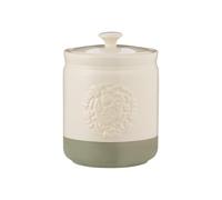 Bocal de rangement HOME TO ROOST 1,5 l, crème / vert, grès, Mason Cash