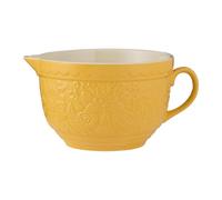 Mason Cash Home to Roost Bol à pâte | Bol à mélanger en grès de 2,3 L avec poignée, bec verseur et motif poule et coq en relief | Ustensiles de cuisson classiques pour pâtes, œufs et mélanges à