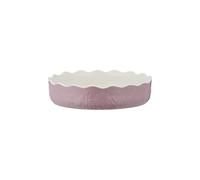Mason Cash in The Meadow Plat à tarte rose 23 cm | 900 ml Plat à tarte en grès gaufré floral pour tartes aux fruits et salées