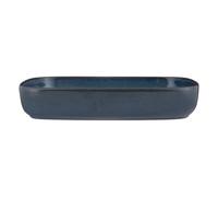 Mason Cash Plat à four rectangulaire bleu réactif 31 cm | 2 litres en grès avec finition émaillée unique - Idéal pour lasagnes, rôtis, légumes et miettes | Passe au lave-vaisselle et au micro-ondes
