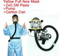 Masque à gaz complet/demi-visage alimenté par flux d'air Constant électrique, système respiratoire, dispositif de protection, sécurité sur le lieu de travail Half Mask Set