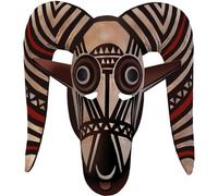 Masque Africain Traditionnel - 15x4,4cm - Sticker/Autocollant
