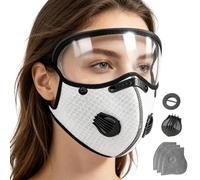 Masque anti-poussière Protection faciale avec lunettes ajustables