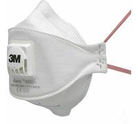 Masque de protection buccale Masque respiratoire FFP3 Masque facial Bouche Protection nasale avec valve 3M™ Aura™ 9332+ , pièce:10