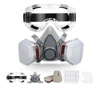 Masque de protection respiratoire rutilisable masque de poussire avec filtre ensemble complet 10 morceaux de coton PZCC