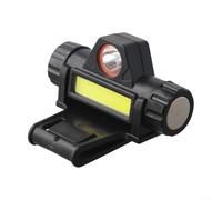 Masque de soudage - Lampe frontale réglable - Large couverture - Rechargeable par USB - Léger - Pour soudage à l'arc