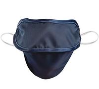 Masque facial 1 couche Mycroclean, bordure bleu/bleu, sans tampon nasal, réutilisable et lavable 500 FOIS, type II, 99,8% BFE, adultes, certifié CE, dispositif médical, à usage sanitaire