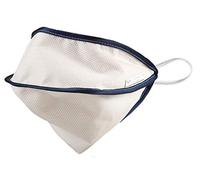 Masque facial à 2 couches Mycroclean, bord blanc/bleu, tampon nasal, réutilisable et lavable 100 FOIS, type II, 99,8% BFE, adultes, certifié CE, dispositif médical