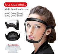 Masque facial anti-buée - KCVV - 10 filtres en coton - Protection contre vent et poussière - Anti-buée haute définition