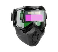 Masque intégral détachable, protecteur anti-poussière coupe-vent