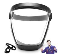 Masque intégral multifonction, masque transparent avec bande réglable | Visière de protection intégrale anti-buée avec rabat amovible pour menuiserie, perçage, soudage (génération 1)