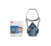 3M 7503L Demi-masque corps silicone / polyester thermoplastique taille L x1 morceau
