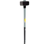 Masse de combat avec poignée en fibre de verre, 6 kg, tête forgée, avec anneau anti-vibration, masse de combat/articulation