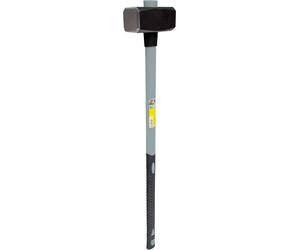Masse de combat avec poignée en fibre de verre, 6 kg, tête forgée, avec anneau anti-vibration, masse de combat/articulation