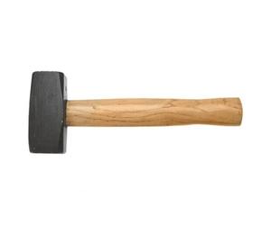 Masse Double Face Top Tools 1 250 G - Manche En Bois Massif