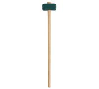 Masse rotative : 4 kg, angles arrondis, acier au carbone, manche en bois