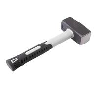 Massette acier forgé 1250g DIN 6475 avec manche à revêtement caoutchouc - OM 0125 - CLAS Equipements