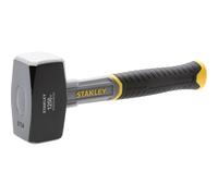 Massette carrée angles abattus manche fibre de verre Stanley - 1,250 kg