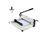 Massicot à Aapier Robuste en Acier 30,48cm pour A4 Capacité de 400 Feuilles Blanc