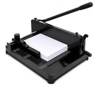 Massicot A3 robuste 30,5 cm, 400 feuilles manuelles | Verrouillage de lame et pince automatique pour couper papier, cuir, PVC et tissu non tissé.