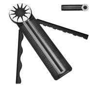 Massicot de Bureau pour Papier, Carton et Loisirs Créatifs | Plastique Noir, Mesures Exactes et Poignée Ergonomique, pour Étiquettes et Cartes de Vœux