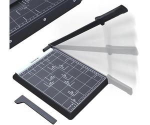 Massicot de précision Azomor avec verrouillage de sécurité et socle antidérapant pour différents formats