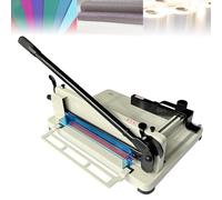 Massicot Robuste avec Verrouillage de Lame et Pince Automatique, Massicot de précision pour Cuir, PVC, Film Plastique et découpe de Carton