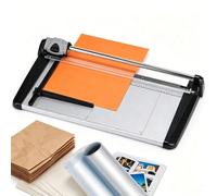 Massicot rotatif, coupeur de précision robuste, lame de sécurité roulante en acier au carbone A4/A3/A2, coupe 15 feuilles, plan de travail prolongé, pour la maison, le bureau et l'école a3