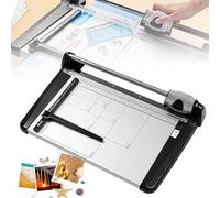 Massicot rotatif de précision pour feuilles A4, 360 mm, qualité professionnelle, idéal pour le bureau, l'école, la maison